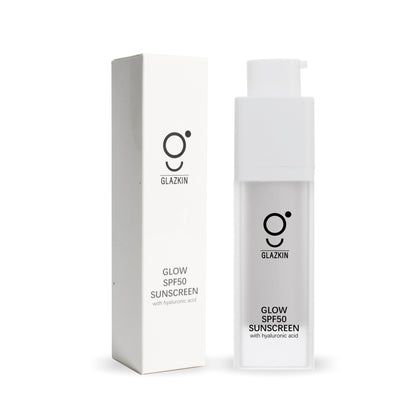 GLOW SPF50 SUNSCREEN with hyaluronic acid